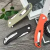 Pocket Folding Knife D2 Blade Nylon Fiber Handle EDC Outdoor Survival Hand Tool Camping Jakt Självförsvar Militär Taktisk kniv med fickklipp