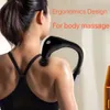 Nieuwe aankomst 2024 Deep Tissue Body Massager krachtige fascia pistool massage hamer u-vormig massagepistool met verlengde handgreep