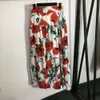 Summer Shenzhen Fashion Set Sexy Flower Print Bra Strap Top+high Waist Half Skirt