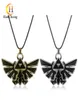 Ganska anime halsband The Legend of Zelda Necklace Pendants Högkvalitativa anime smycken maxi halsband för kvinnor män gåva läder 2112298