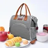 Storage Bags Lunch Bag With Sturdy Handles Heavy-duty Nylon Durable Insulated Tote Wide-open Design For Office Drinks