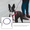 Les colliers de chien attachent le coureur de câble avec la laisse Hook Tether pour le camping extérieur de la cour