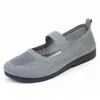 Casual schoenen vrouwen flats glijden op opvouwbare loafers voor vierkante teen single hollow out mode mom dames