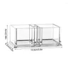 Storage Bottles Multi-Purpose Acrylic Tea Box Packets Small Items And Accessories Clear Organizer Holder For Kitchen Pantry Cabinets