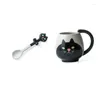 Mugs Creative Cute Cartoon Children Ceramic Water Cup Piggy Frog Couple With Spoon Panda Coffee Breakfast LB1253