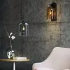 Wall Lamp Post Современный скандинавский двойной стекло для входного коридочного прохода