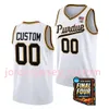 2024 Final Four Patch Purdue Boilermakers Basketball Stiched Jerseys NCAA College Braden Smith Furst Newman Kaufman-Renn Robinson Ivey Morton Jenkins Jr. Martin