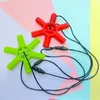 5/10pcs Silicone Creative Creative Chewing Collana Teether Autismo Sensoriale Masticante Pendente Sport orale Toys 240407