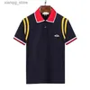 Męskie polo 2023 designerskie koszule polo luksusowe polo swobodne męskie t-koszulki wąż pszczoła litera haft moda mody High Street Man Tee0 M-3xl L49