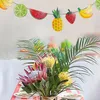 Party Decoration 3 Set Fruits Themed Pull Flag Fruit Summer Banner Paper