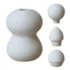 Vases White Ceramic Vase Creative Flower Pots Fleurs multifonctionnelles Conteneurs Ornements de bureau modernes Accessoires de décoration de maison