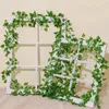 Fiori decorativi 200 cm Silk Ivy artificiale Idera sospesa Garland Ghirlanda Creeper Home Wedding Garden decorazioni per bagno Vine 1pc/6pcs