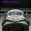 Code de montre de bracelet AP emblématique 11.59 série 26393BC Platinum Blue Plate Chronograph Mens Fashion Leisure Business Sports Machinerie Sports Watch Transparent