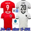 オーストリアサッカージャージ2024 X.Schlager Sabitzer Alaba Austria Football Shirts 24 25 Laimer Baumgartner Danso Seiwald Lienhart Jersey