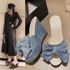 Slippers Cross-border Large Size Wedge Sandals Women 2024 Summer European And American Open Toe Fish Mouth To Wear Increased