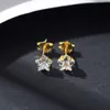 Vijfpuntige Star Stud-oorbellen S925 Silvertated 18K Gold Brand High End oorbellen Koreaanse mode Vrouwen Exquise Small Earrings Jewelry Valentine's Day Gift SPC