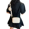 Cosmetic Bags Small Crossbody Bag For Women With Wide Strap Lightweight Shoulder Side Handbag E74B