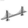 3D Puzzles Golden Gate Bridge 3D Metal Puzzle Zestawy DIY Laserowe Puzzle Puzzles Jigsaw Toy dla dzieci Y240415