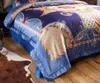 Set di biancheria da letto GXC Royal Luxury Set Tribute Silk Jacquard Foglio per letti copripiumino 4pcs di fascia alta