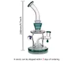 9.7 Inch Glass Bong About 4mm Thick Bowl Transparent Pipe Pyrex Dab Rig for Smoking H906