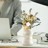 Вазы Цветочная ваза Nordic Decorative Twist Tabletop для травы эстетическая комната декор банка