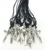 Schmuck Großhandel 12pcs/Los Imitation Yak Knochen geschnitzt Jesus Anhänger Halsketten Amulett XL1255974988