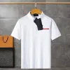 5A 2021SS Designer Polo Men de luxe Polos Casual Mens T-shirt Snake Bee Letter Imprimerie broderie Fashion High Street Man Tee S-5XL