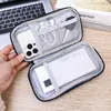 Storage Bags Portable Power Bank Bag USB Data Cable Wires Travel Organizer Earphone Phone Holder Keys Card Gadgets Package Case