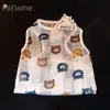 Miflame Big Dog Summer Wear Golden Retriever Samoye Labrador Cute Print Dunne Medium Grote honden Vest Zon Bescherming Pet kleding 240402