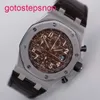 Montre mâle de bracelet épique Royal Oak 26470st Mens Precision Steel Automatique mécanique Swiss Famous Sports Luxury Watch