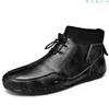 Casual schoenen mannen laarzen motorfiets winter waterdichte sneakers luxe schoeisel zakelijke enkel socktop master