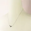 Schattige vogel zeemeeuw hanger ketting