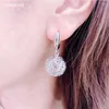 Kolczyki Dangle Cute Earring 585 Rose Gold Kolor Big For Women Wedding Party Wisząca biżuteria modowa