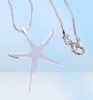 Fashion Party sieraden vergulde 925 Sterling zilveren zeester hanger ketting kerstcadeau 3591287