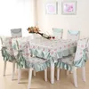 Table Cloth Floral Tablecloth Pastoral Dinner Fresh Style Cover Decoration Rectangular Cotton Line F6