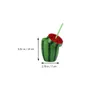 Disposable Cups Straws 4 Pcs Watermelon Party Favors Plastic Serving Utensils Sippy Kids Cocktail Glasses Disposableation