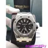 Famoso orologio da polso AP Royal Oak Offshore serie Offshore automatico immersione meccanica Belta in gomma in acciaio impermeabile orologio da uomo 15710st.oo.a002ca.01 disco nero