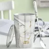 Mugs Ceramic Mug Korean Version Trendy Cup Ins Constellation With Lid Spoon Couple