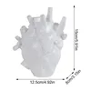 Vases Resin Heart Vase Creative Halloween Black & White Shape Ceramic Desktop Ornament For Home Decor