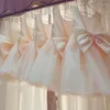 女の子のドレスicjaehao dress for girl babytodism baptism gown1年誕生日パーティーウェディングビーズフォーマルチュチュプリンセス服