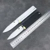 2024 Atropos Trapper Flipper Solding Knife D2 Blade Aluminium Aluminium Rękołaj taktyczne przetrwanie kemping