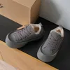 Casual Shoes Donnain Winter Women's Sports Warm Luxury Wool Fur Female Sneakers Fashion Design Round Toe Platform Snö