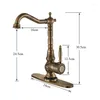 Bathroom Sink Faucets Suguword Modern Brass Ceramic Handle Mixer Faucet Antique Rotation Kitchen And Cold Water Taps Tornei