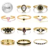 Feate gioielli con top venduti 925 anelli di collegamenti a catena in argento sterling per donne 18k in oro europeo 925 gioielli in argento