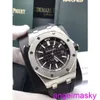 Famoso orologio da polso AP Royal Oak Offshore serie Offshore automatico immersione meccanica Belta in gomma in acciaio impermeabile orologio da uomo 15710st.oo.a002ca.01 disco nero