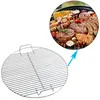 Tools Round Non-stick Heat Resistance Stainless Steel Outdoor Barbecue BBQ Grill Rack