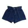 Version correcte du début du printemps M Miao Taile Flower Bud Shorts Patch Broidered Coluroy Jeans