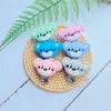 10stcs Bear Silicone Pacifier Clip Diy Baby Telte -Telther ketting Toolgereedschap Verpleegkundige cadeau Ronde Hartaccessoires 240407