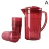 Water Bottles 1.5l Large Capacity Bottle With 4 Cups Graduated Drink Resistant Home Transparent Heat Jug Coffee Supplies Milk U3z5