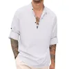 メンズカジュアルシャツソリッドカラー夏の長袖2024スーツルーズソフトシェイプ保持テーラードフィットファッションROPA HOMBRE